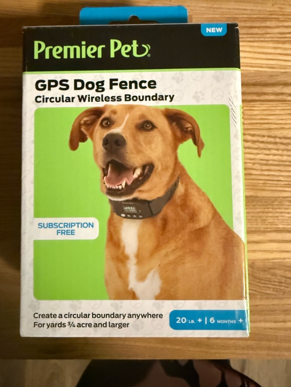 Premier Pet GPS Dog Fence Collar in Black and Green